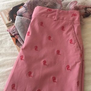 🌹Talbots pink seahorse Bermuda shorts